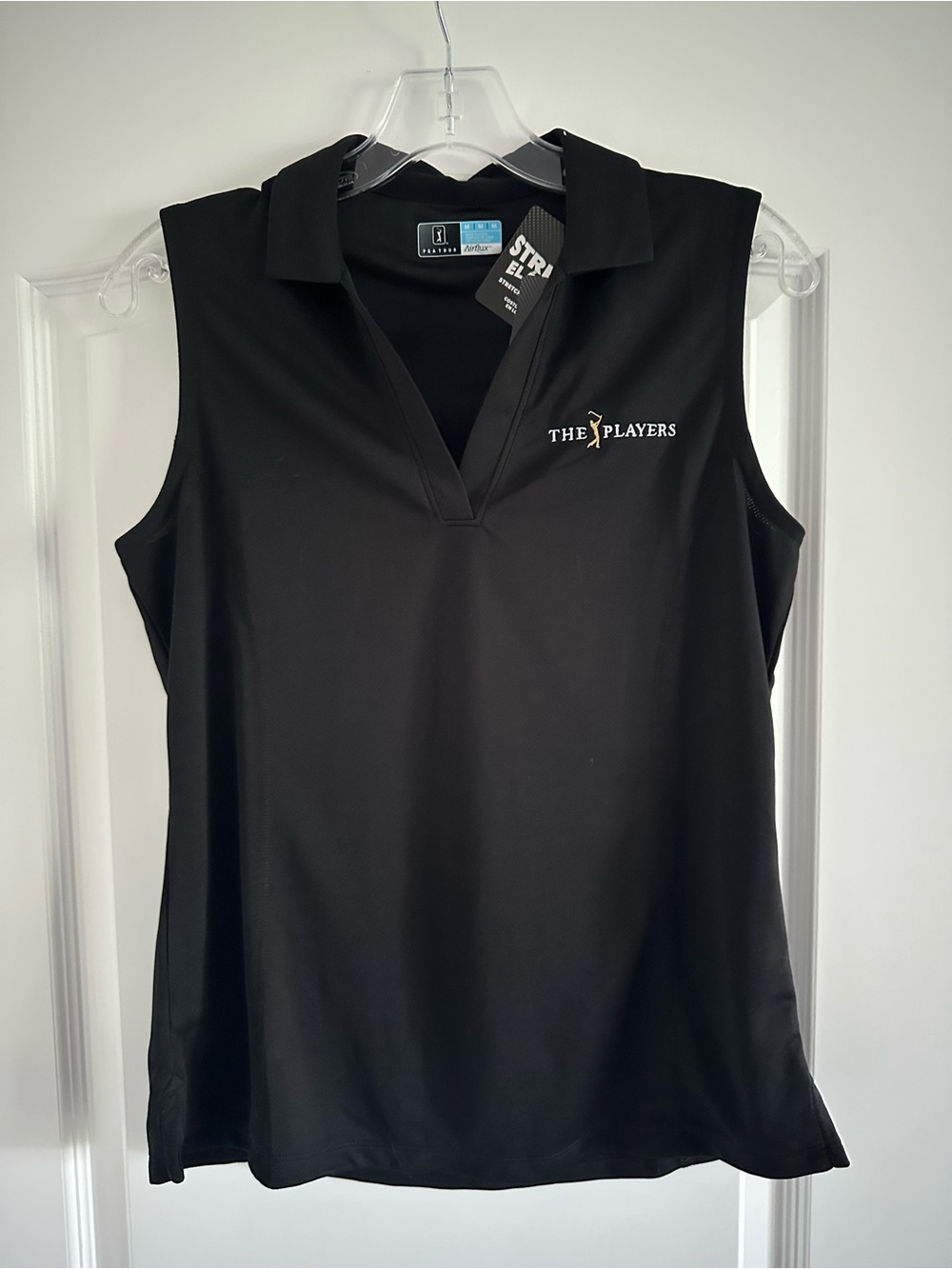 PGA Tour The Players Sleeveless Polo - Black